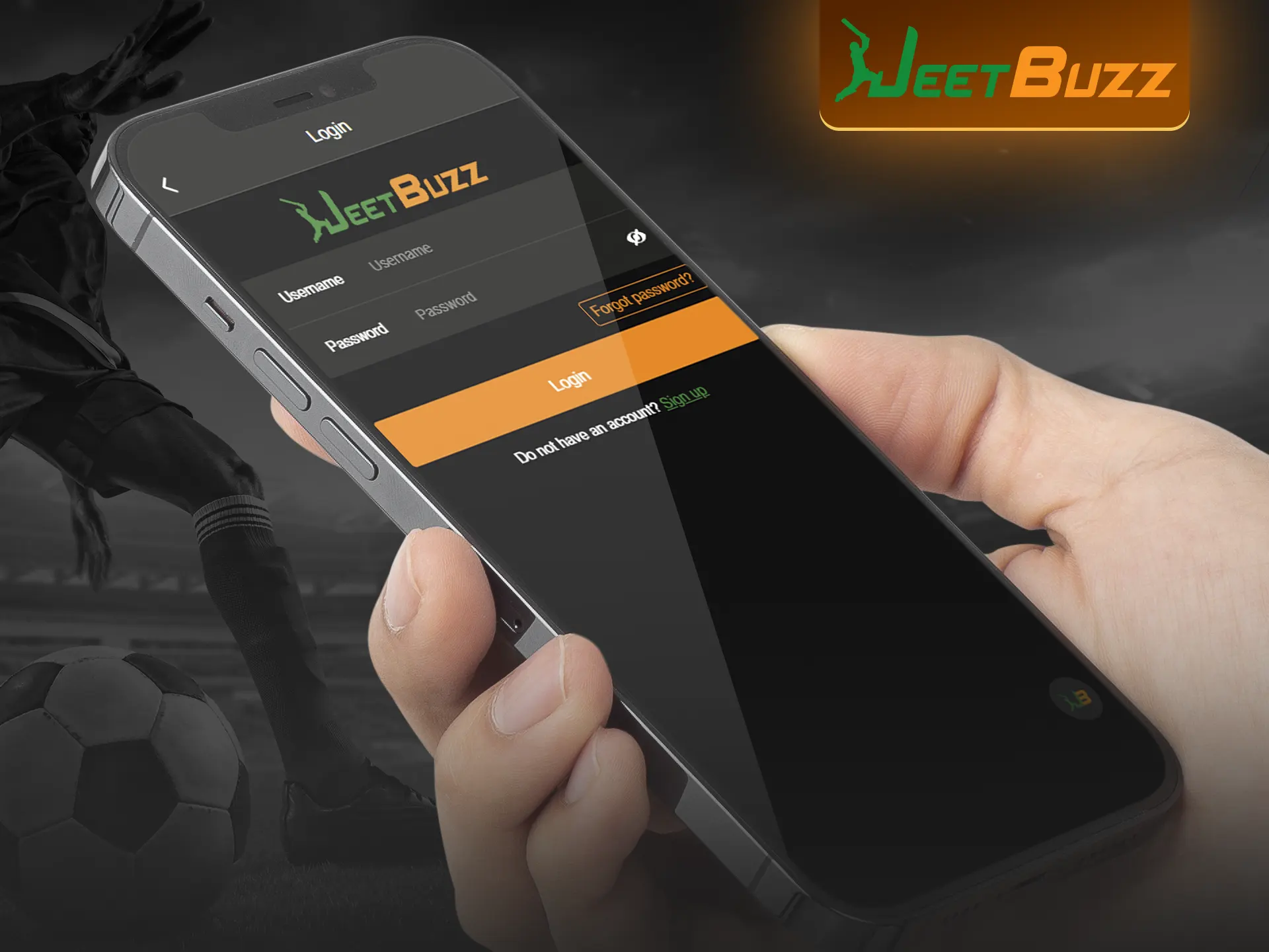 To log into your JeetBuzz account, use the details you came up with when you registered.