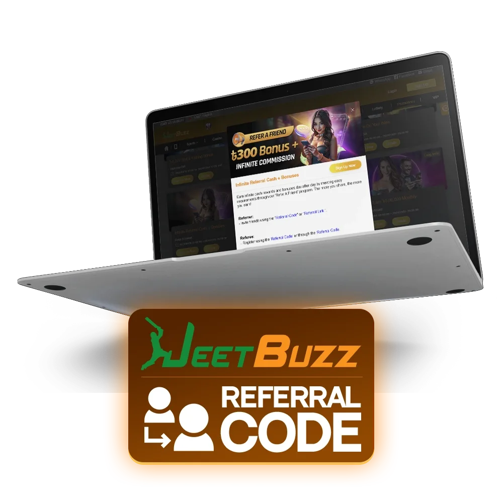 Invite your friend to get a nice bonus from JeetBuzz.