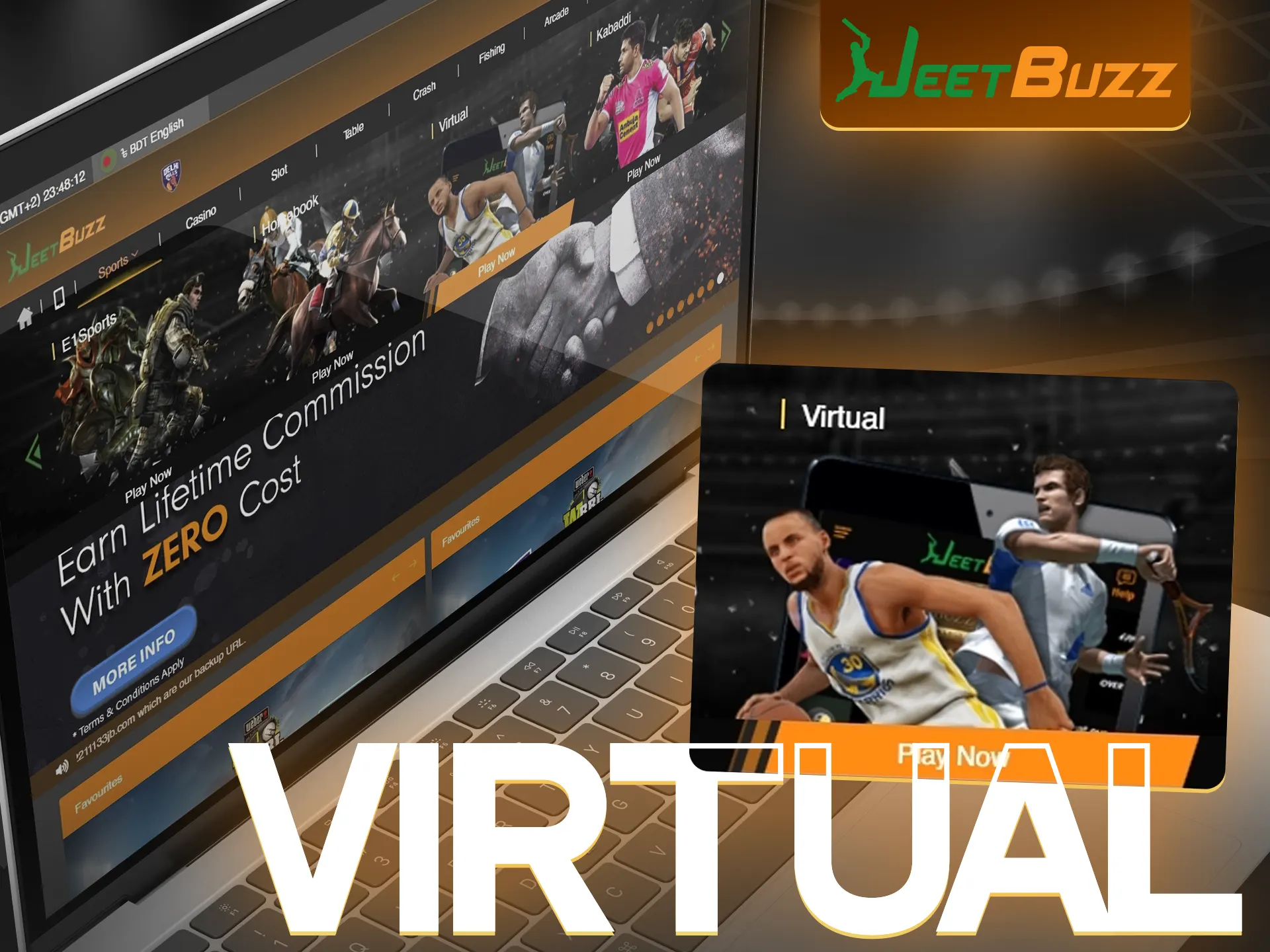 Try your luck at virtual sports betting on JeetBuzz.