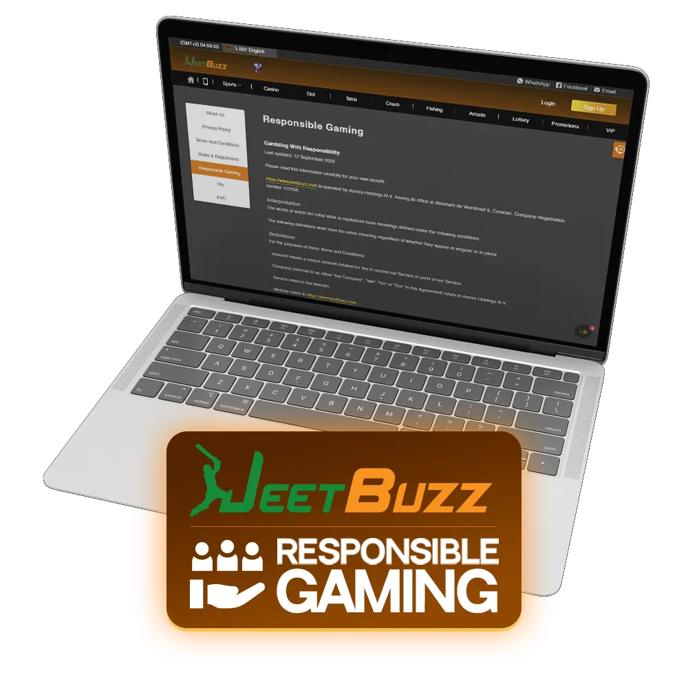 JeetBuzz prioritizes responsible gambling by players.