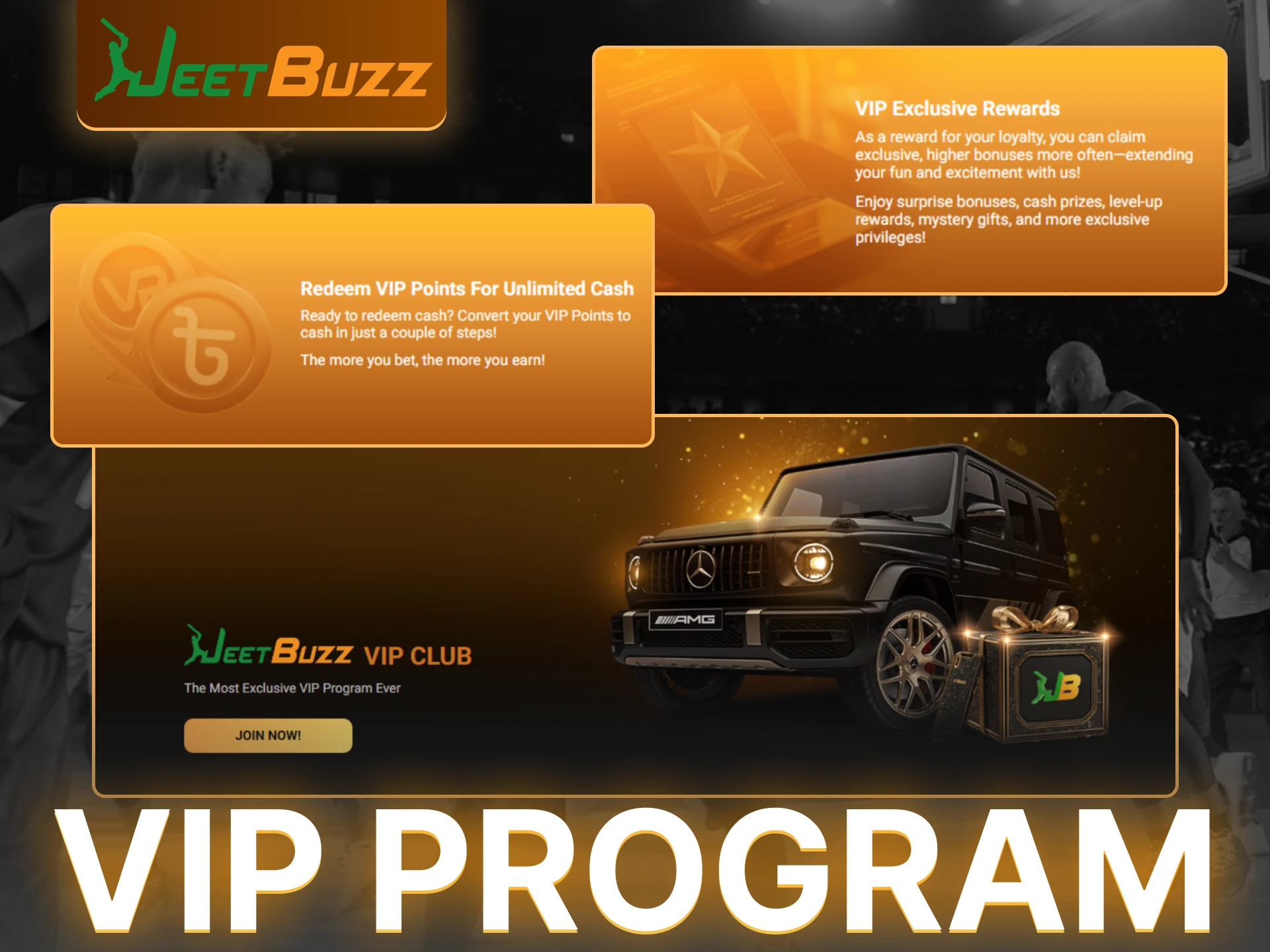 Join JeetBuzz vip program to access bigger bonuses.
